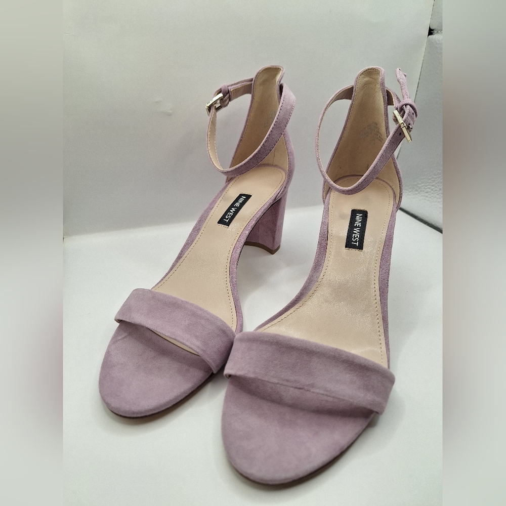 Nine West Women's Lilac Block Heel Sandals